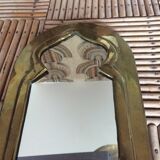 Brass mirror