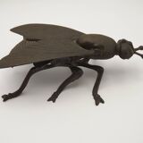 Brass Art Deco fly with movable wings Collection 4288