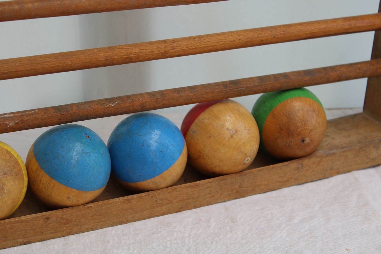 Old croquet game