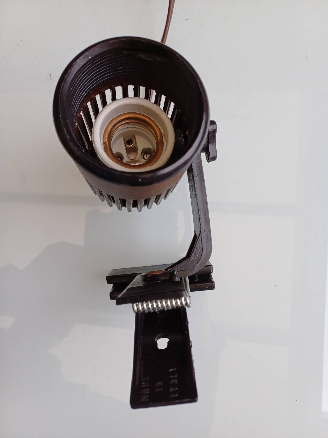 80's brown clip spotlight