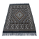 Vintage Berber Carpet Black and Beige Authentic Design Chic Ethnic Style