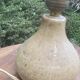 Ceramic bedside lamp signed