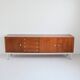 Superb teak and chrome sideboard 1960 vintage Belgium