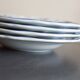 4 assiettes en faïence luneville vintage