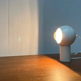 Swiss minimalist magnetic table lamp from the mid-century space age, 1960s.