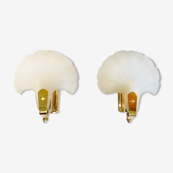 Pair of shell sconces