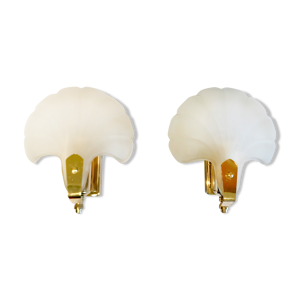 Paire d’appliques coquillage