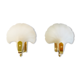 Pair of shell sconces