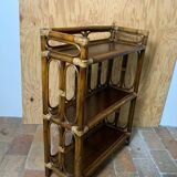 Rattan shelf