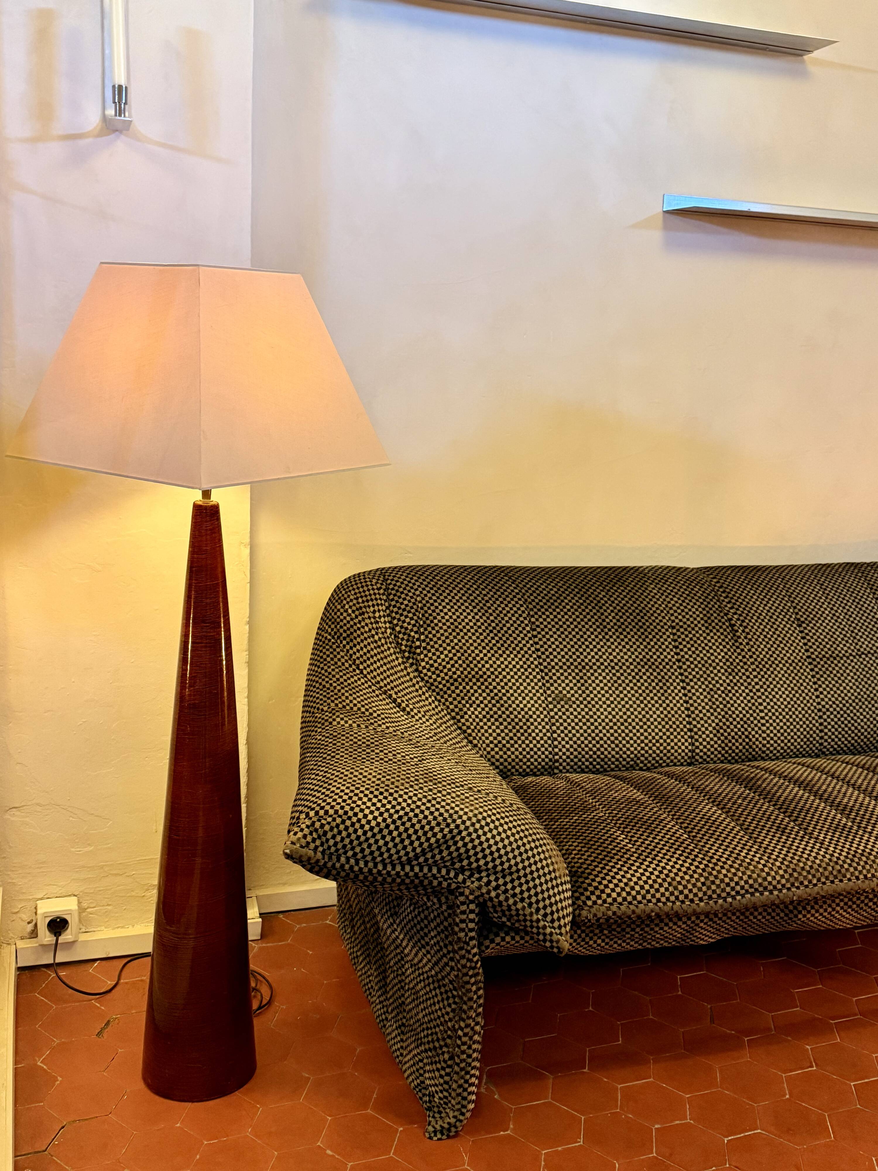 Canapé 2 places attribué à "Le Stelle" par Mario Bellini années 1980.