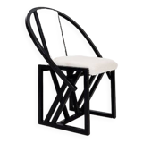 "Contrast" Armchair by Pascal Mourgue 1982 - Faux Sheepskin upholstery