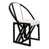Fauteuil « Contrast » de Pascal Mourgue 1982 - Revêtement en fausse peau de mouton
