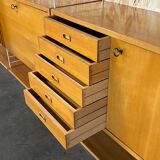 60s 70s teak string shelf module by Kajsa & Nils "Nisse" Strinning Sweden 60s