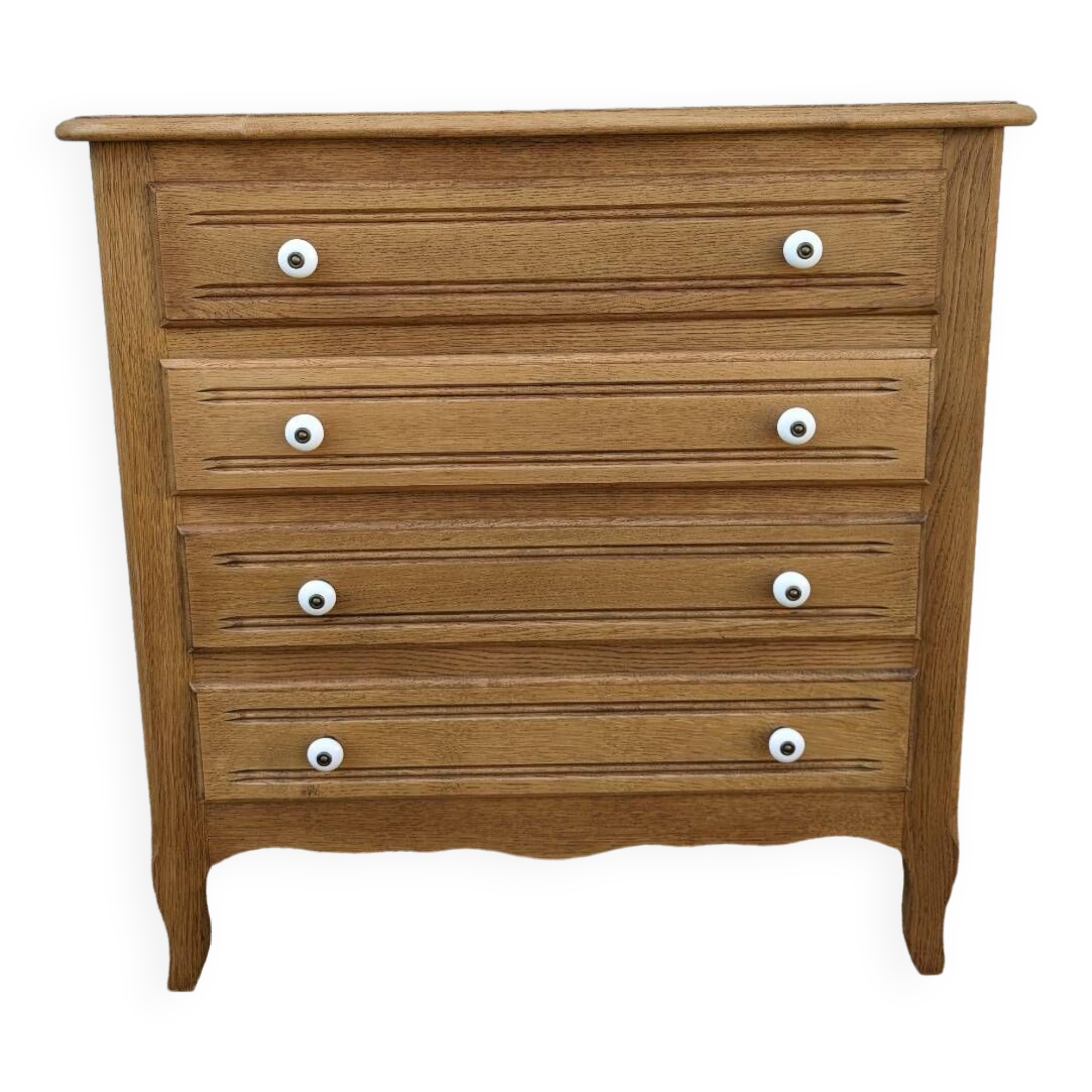 Oak chest of 4 drawers