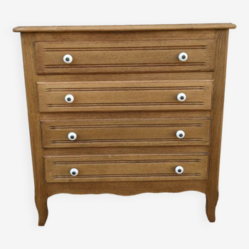 Commode en chêne 4 tiroirs