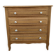 Oak chest of 4 drawers