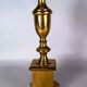 Vintage bronze lamp 70/80s neo-classical style Charles, Baguès. 72 cm. S080