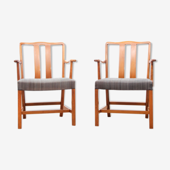 Scandinavian chairs FH43 by Ole Wanscher for Fritz Hansen 1943