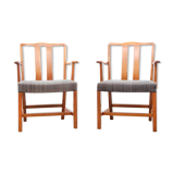 Scandinavian chairs FH43 by Ole Wanscher for Fritz Hansen 1943