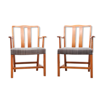Scandinavian chairs FH43 by Ole Wanscher for Fritz Hansen 1943