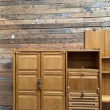 Huge piece of furniture by Guillerme and Chambron, 1950s