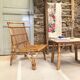 Fauteuil vintage en rotin
