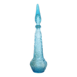 Empoli carafe, made in Italy, blue, vintage 60s