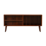 Scandinavian rosewood sideboard, vintage vinyl records cabinet, Denmark 197