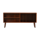 Scandinavian rosewood sideboard, vintage vinyl records cabinet, Denmark 197