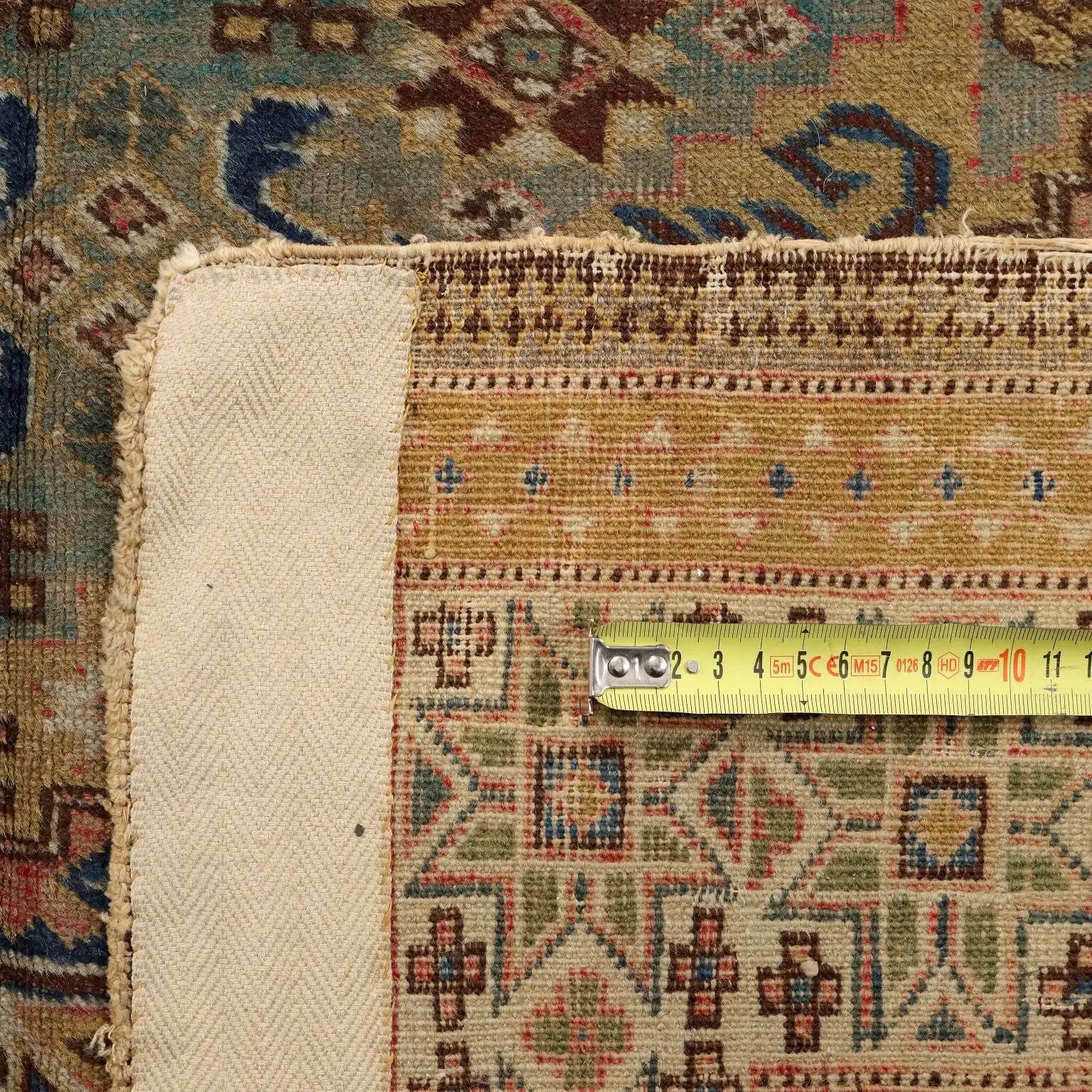 Ancient Asian rug in cotton and wool, fine knot, 77 x 54 in.