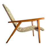 Armchair in Wood and Rope from Giuseppe Pagano, Italy, 1940s