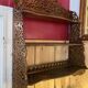 Wall shelf in carved wood, late 19th century