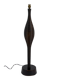 Important brutalist / Africanist lamp in wood – 1950s-1960s