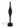 Important brutalist / Africanist lamp in wood – 1950s-1960s