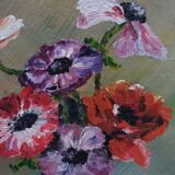 Paule Rozier 1910-1989, bouquet at the ashtray