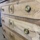 Chest of drawers early nineteenth century in light oak