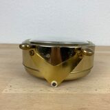 Clock alarm clock Jaz gold metal