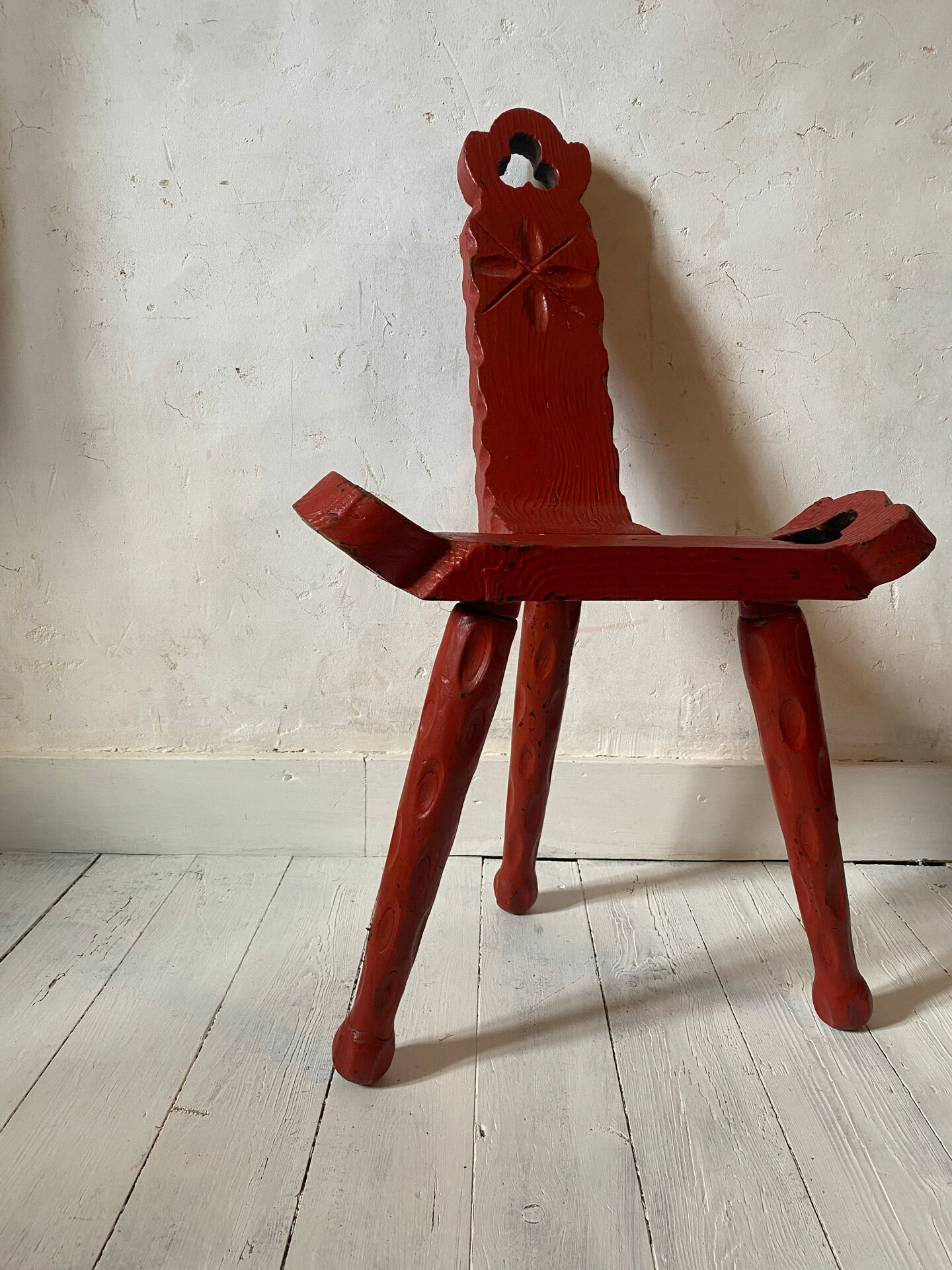 Chaise tripode vintage