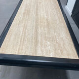 Old travertine coffee table