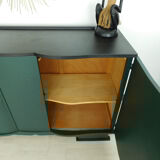 Art Deco buffet green and black