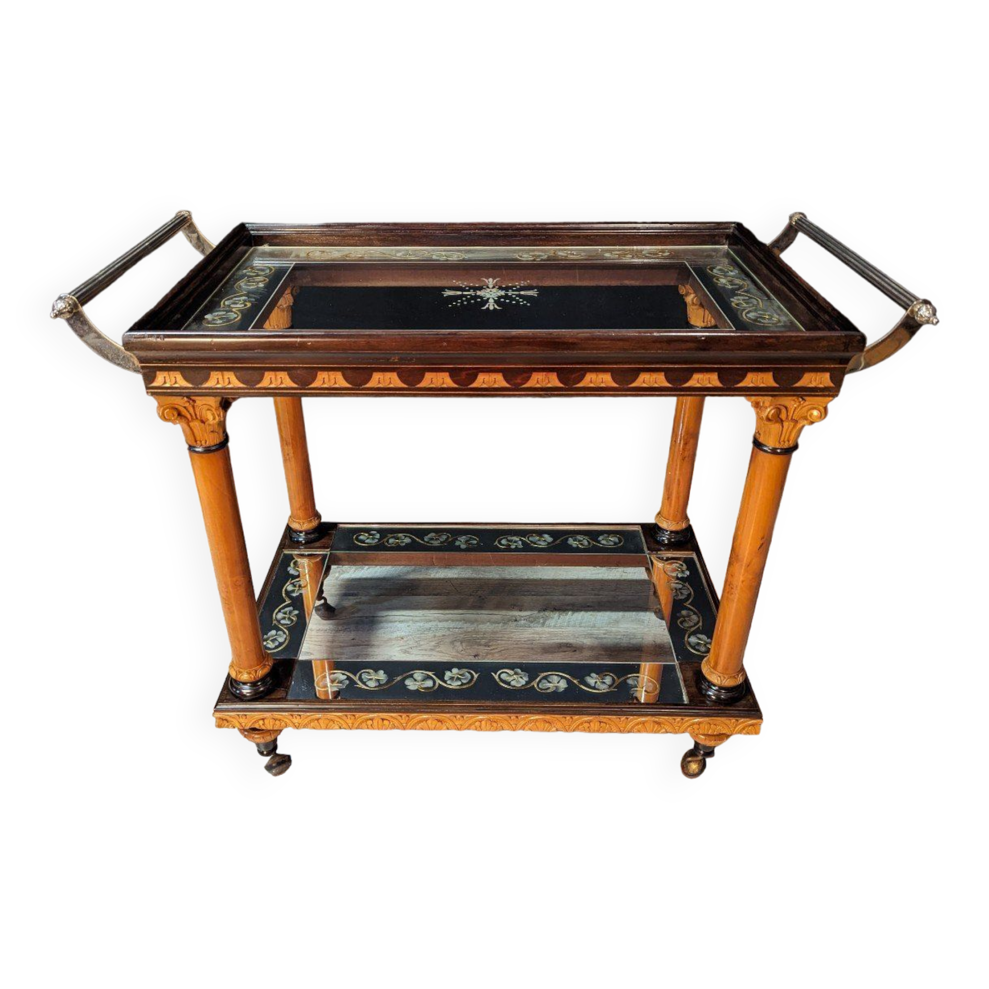 Serving italian design trolley of the 70s