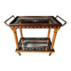 Serving italian design trolley of the 70s