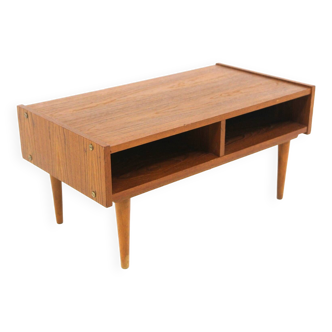 Scandinavian low teak console, Sweden, 1960