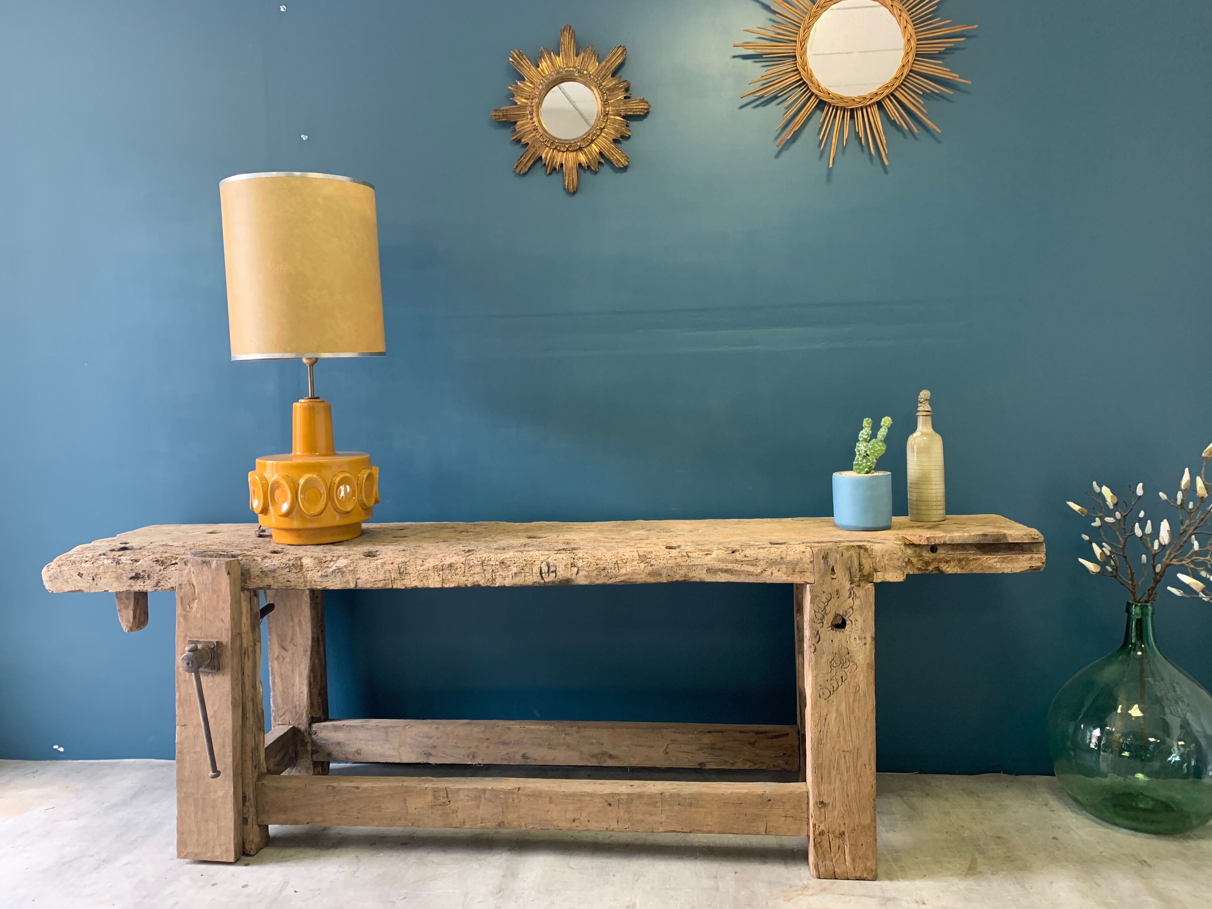 Old carpenter workbench