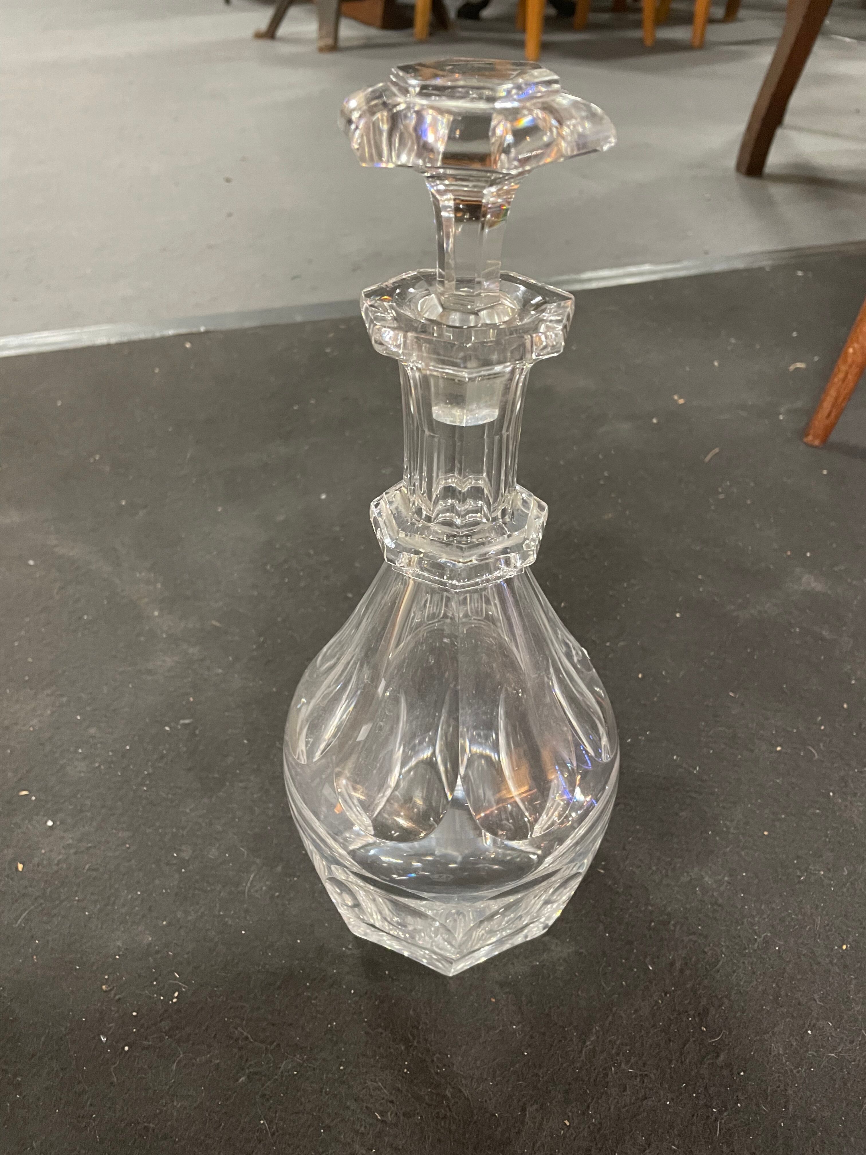 Harcourt model baccarat crystal decanter