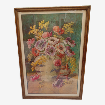 Tableau bouquet de fleurs