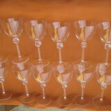 12 GLASSES with DAUM WINE, Bolero model