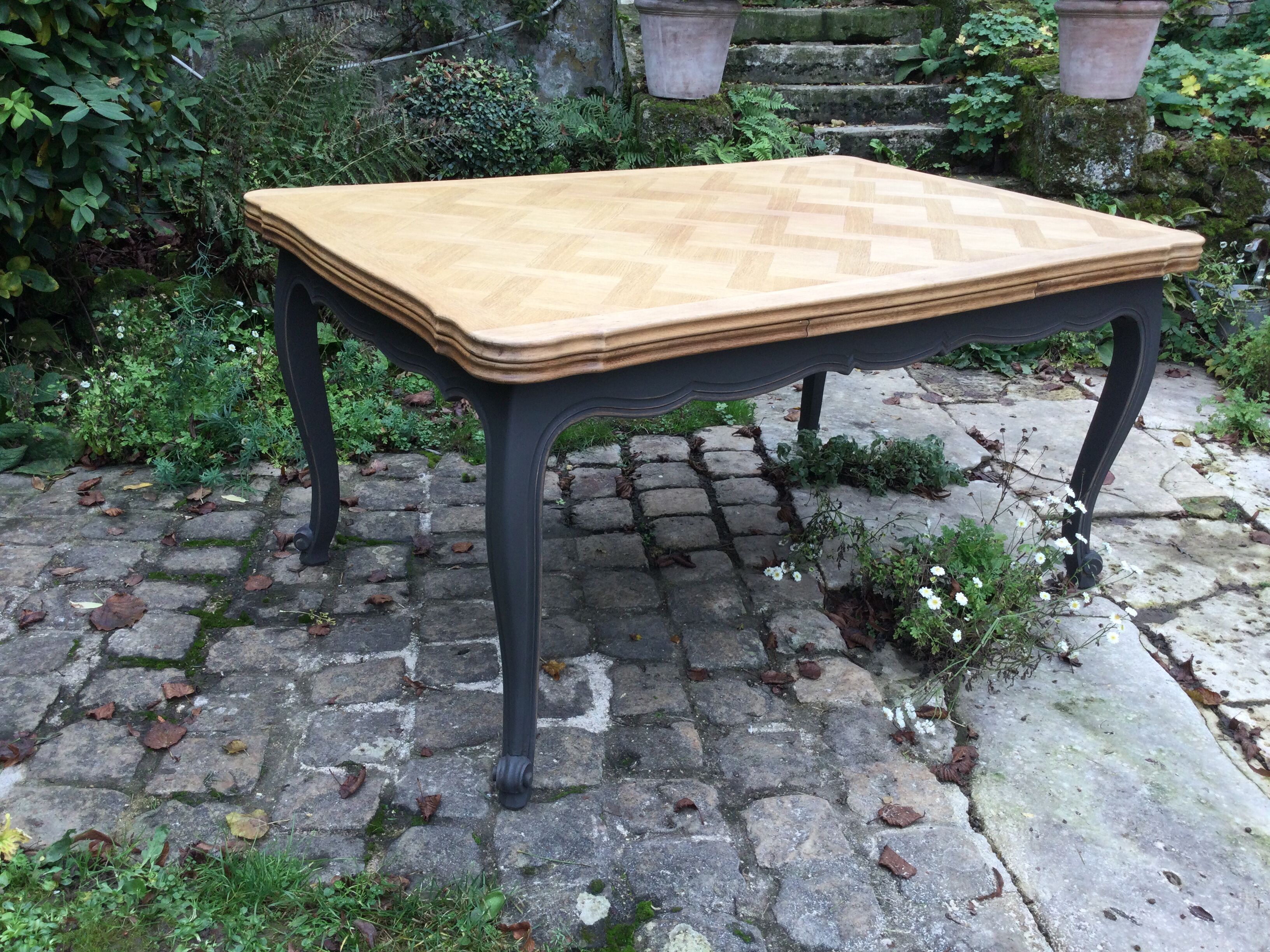 Old oak dining table
