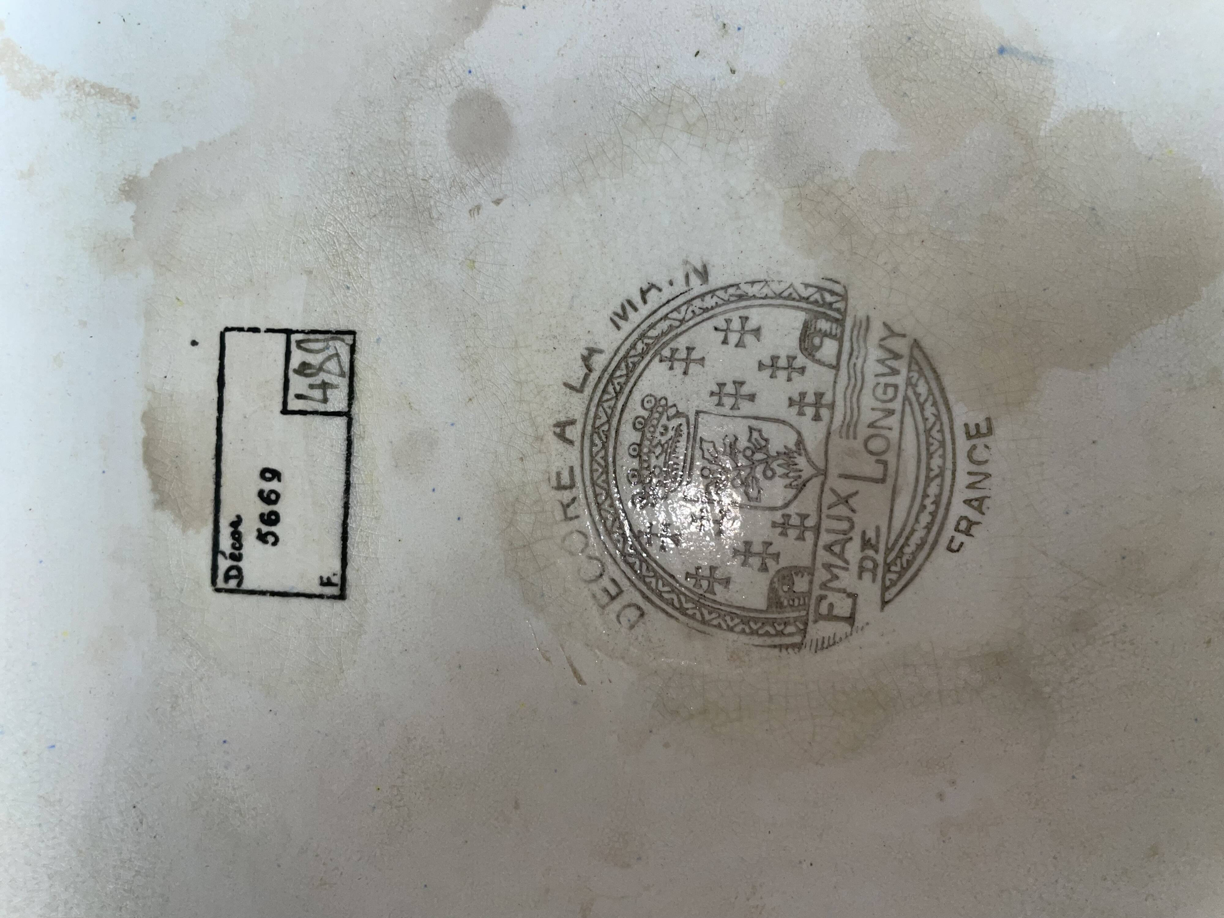 Trivet in Longwy enamel