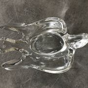 Vide-poche presse-papiers en forme d’oiseau, hirondelle en cristal